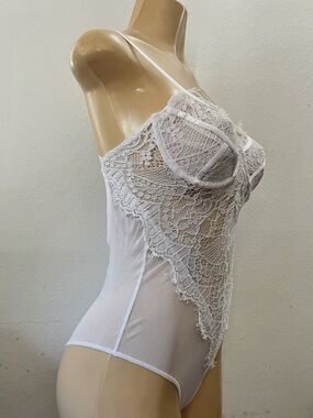 Bardot lace bodysuit